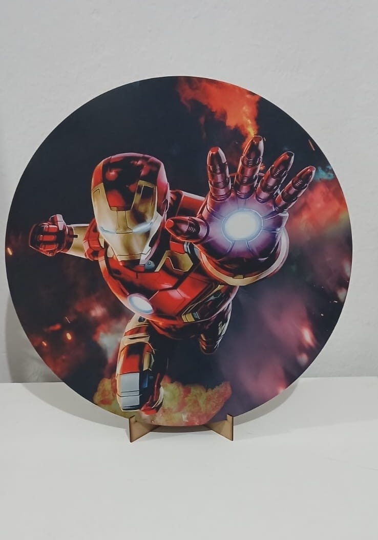 Painel Mini Kit 50 Cm  Homem de Ferro - Mila e Dry Decora e Loca 