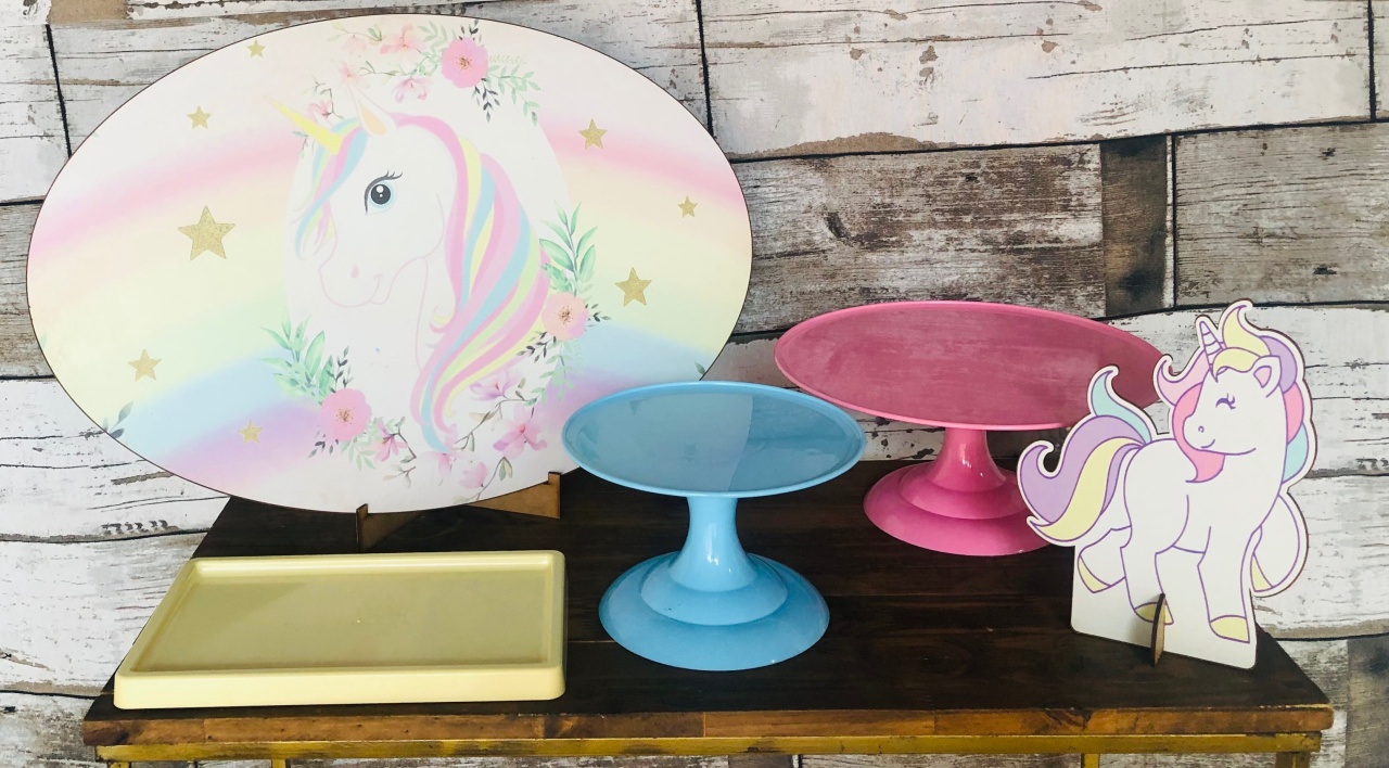 Kit Mesa Unicórnio  - Mila e Dry Decora e Loca 