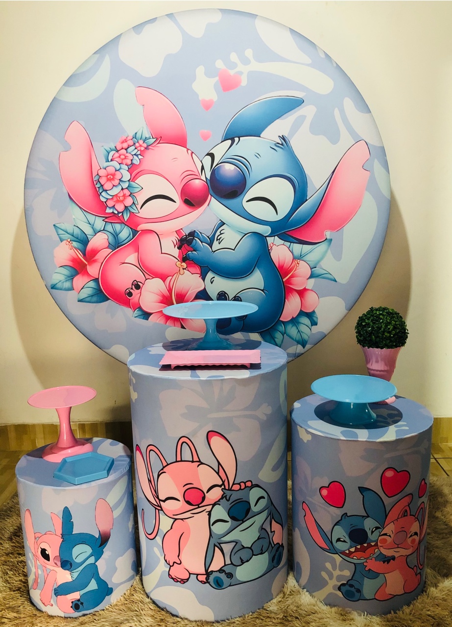 Stitch Casal Kit Bronze - Mila e Dry Decora e Loca 