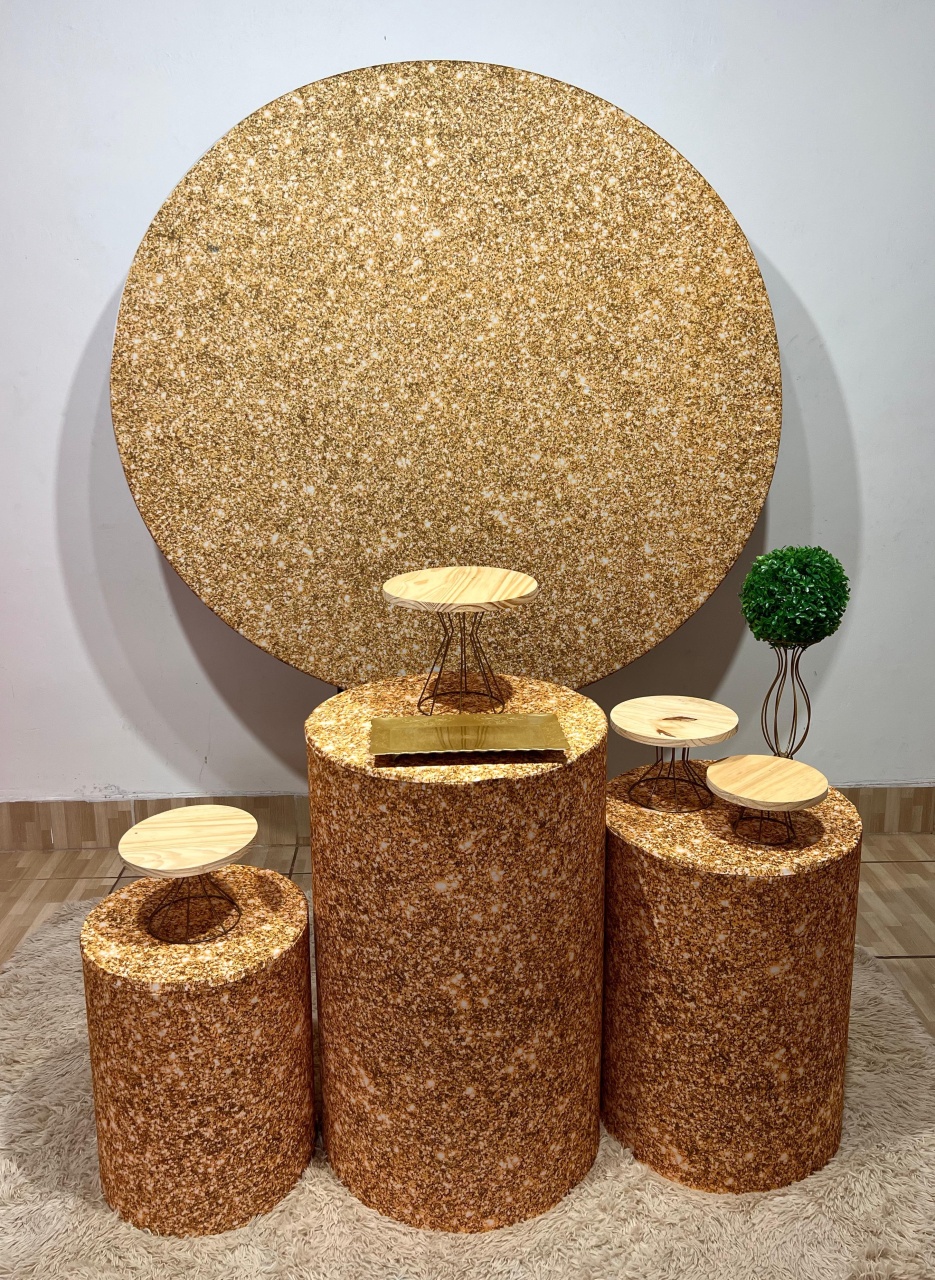 Kit Bronze Dourado Glitter  - Mila e Dry Decora e Loca 