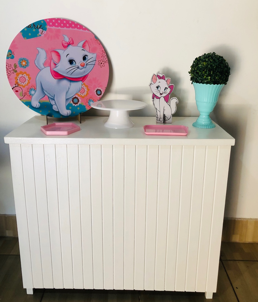  Gatinha Marie Prata Mini Kit 50 Cm   - Mila e Dry Decora e Loca 