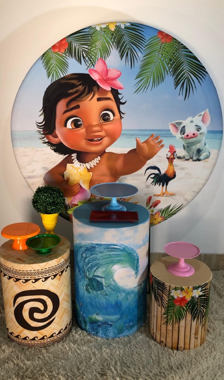 Moana Baby Kit Bronze - Mila e Dry Decora e Loca 