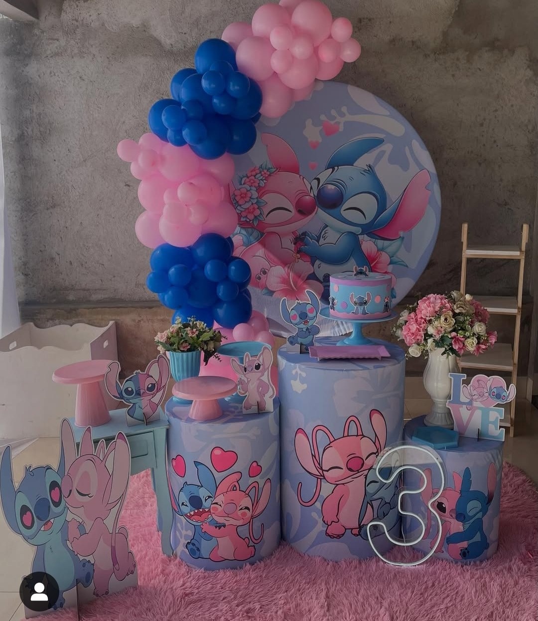 Stitch Decoração  - Mila e Dry Decora e Loca 