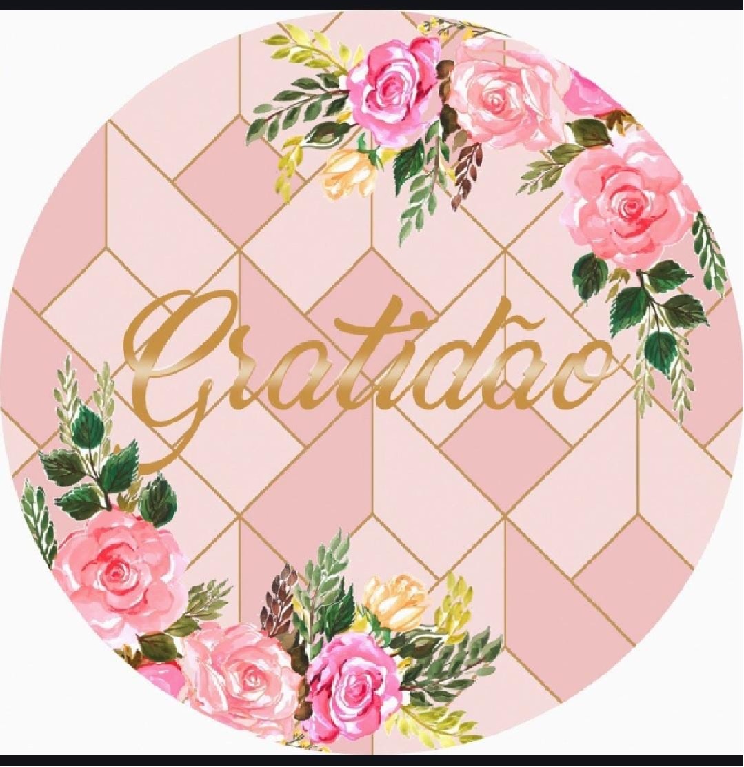 Gratidão Painel Mini Kit Mesa 50 Cm - Mila e Dry Decora e Loca 