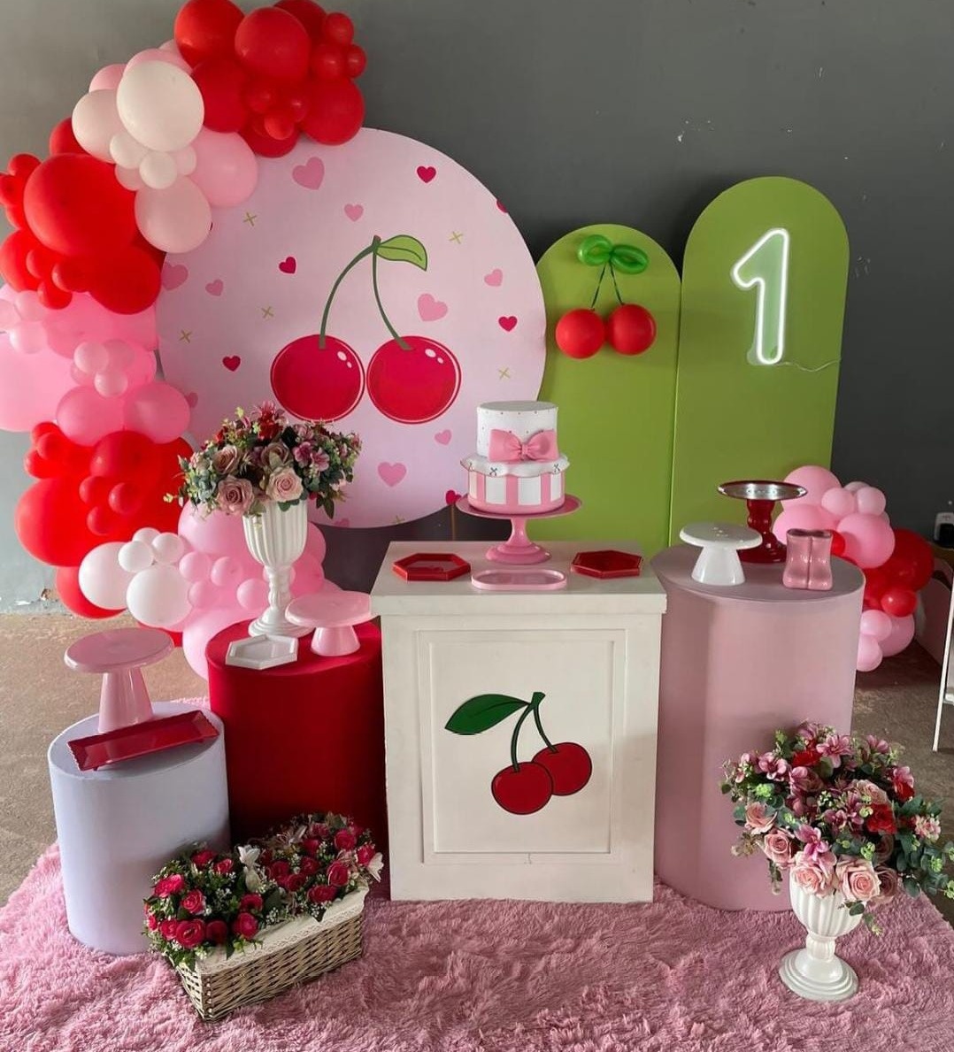 Cereja 1 Decoração  - Mila e Dry Decora e Loca 