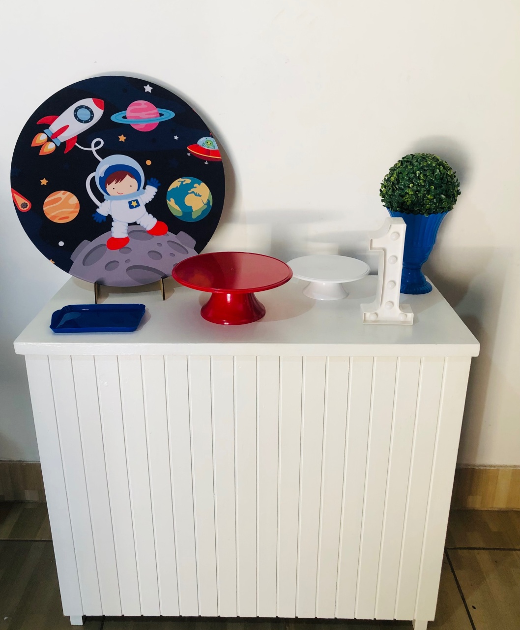 Astronauta Prata Mini Kit 50 Cm  - Mila e Dry Decora e Loca 
