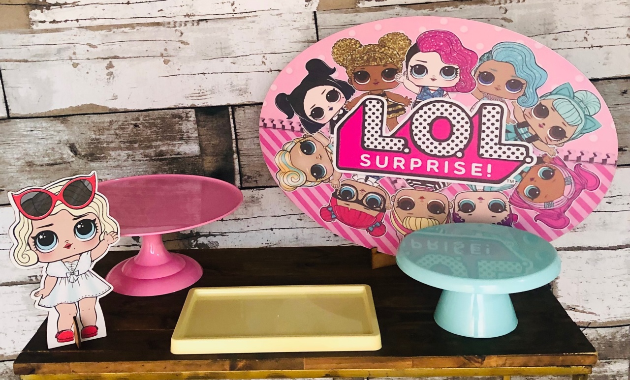 Kit Mesa Lol Surprise  - Mila e Dry Decora e Loca 