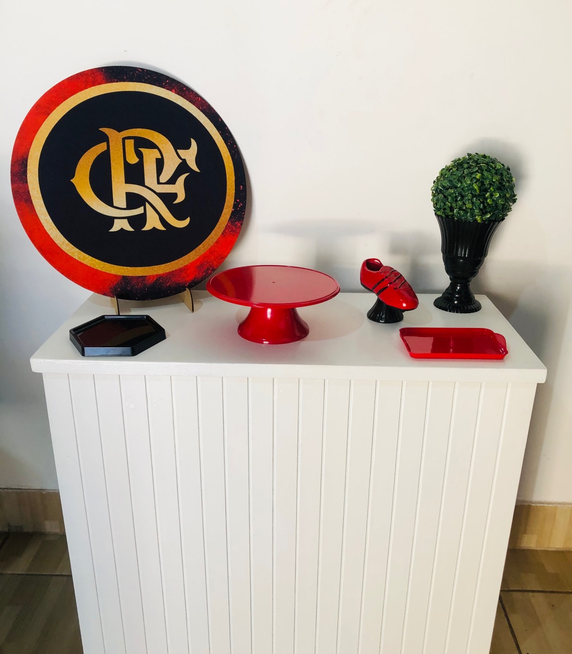 Flamengo Prata Mini Kit 50 Cm   - Mila e Dry Decora e Loca 