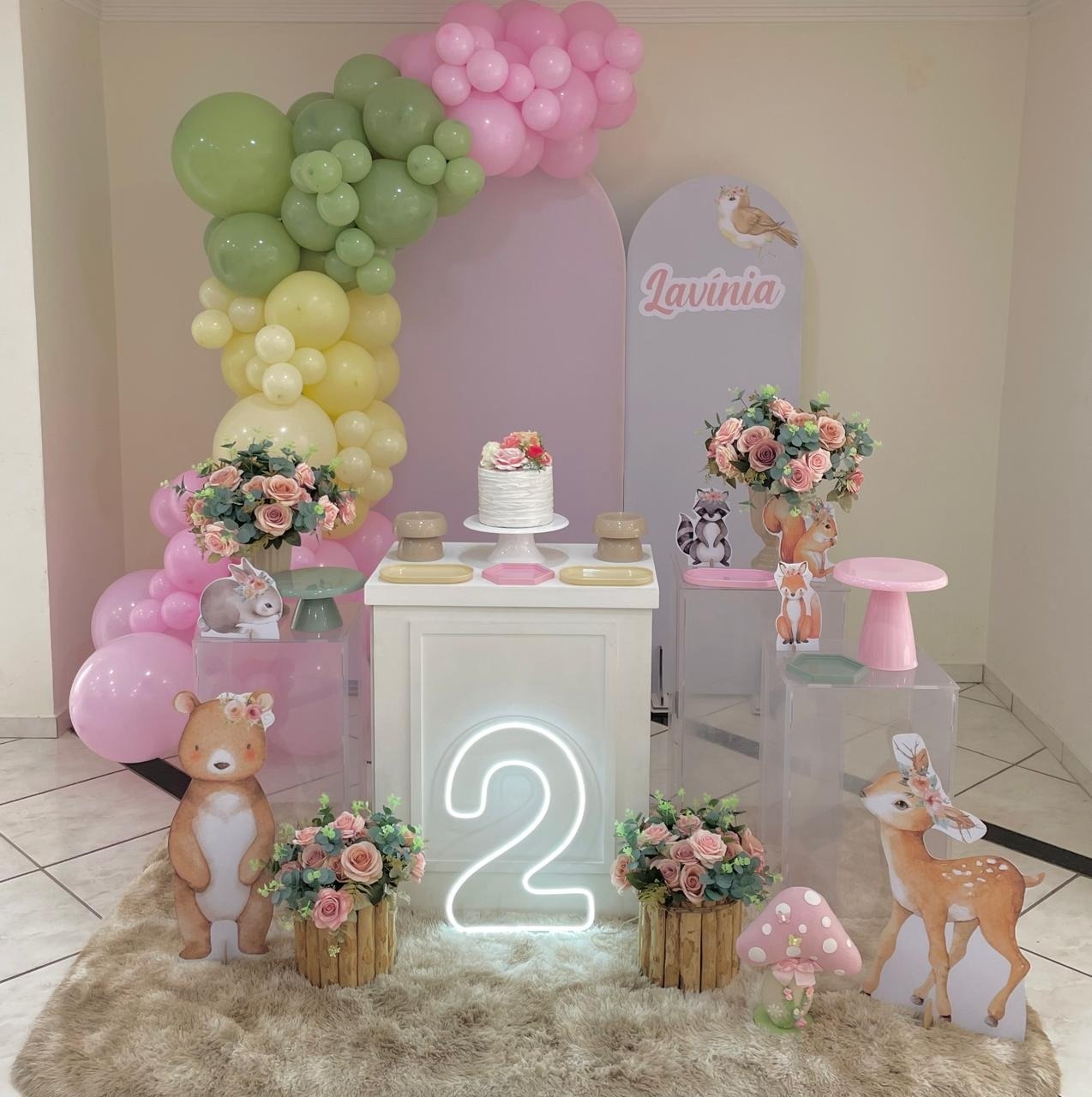 Bosque Menina Decoração  - Mila e Dry Decora e Loca 