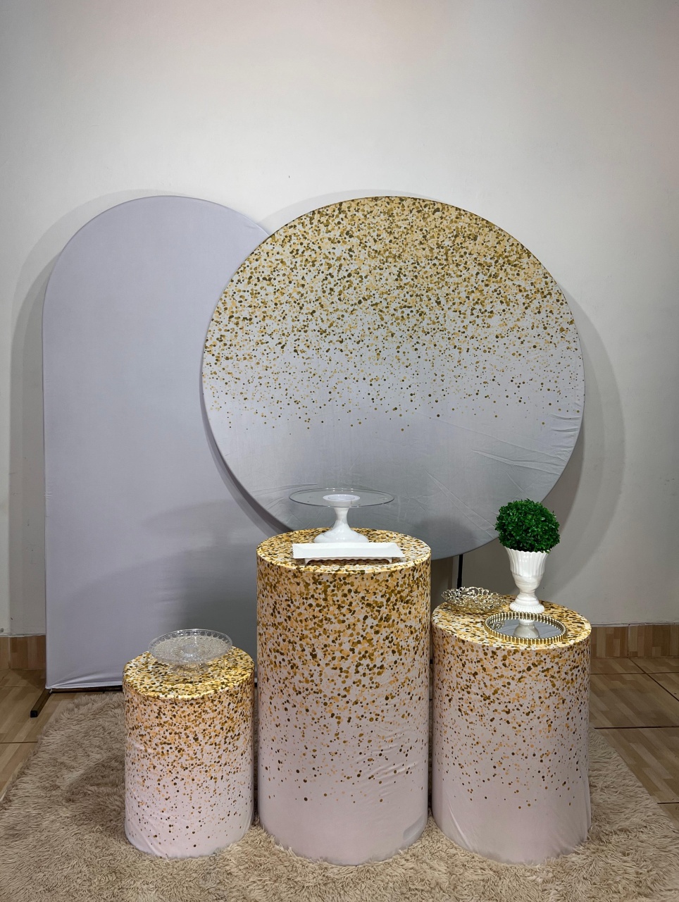 Kit Prata Branco Glitter Dourado  - Mila e Dry Decora e Loca 