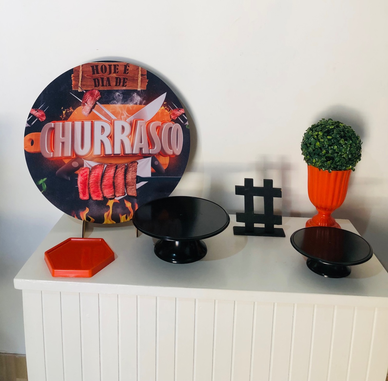 Churrasco Bronze Mini Kit 50 Cm  - Mila e Dry Decora e Loca 
