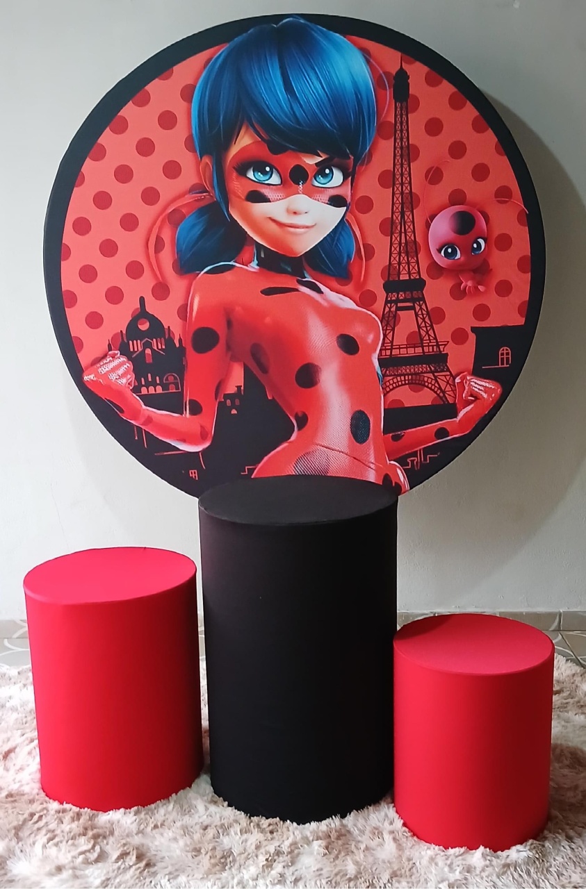 Lady Bug Capa Painel - Mila e Dry Decora e Loca 