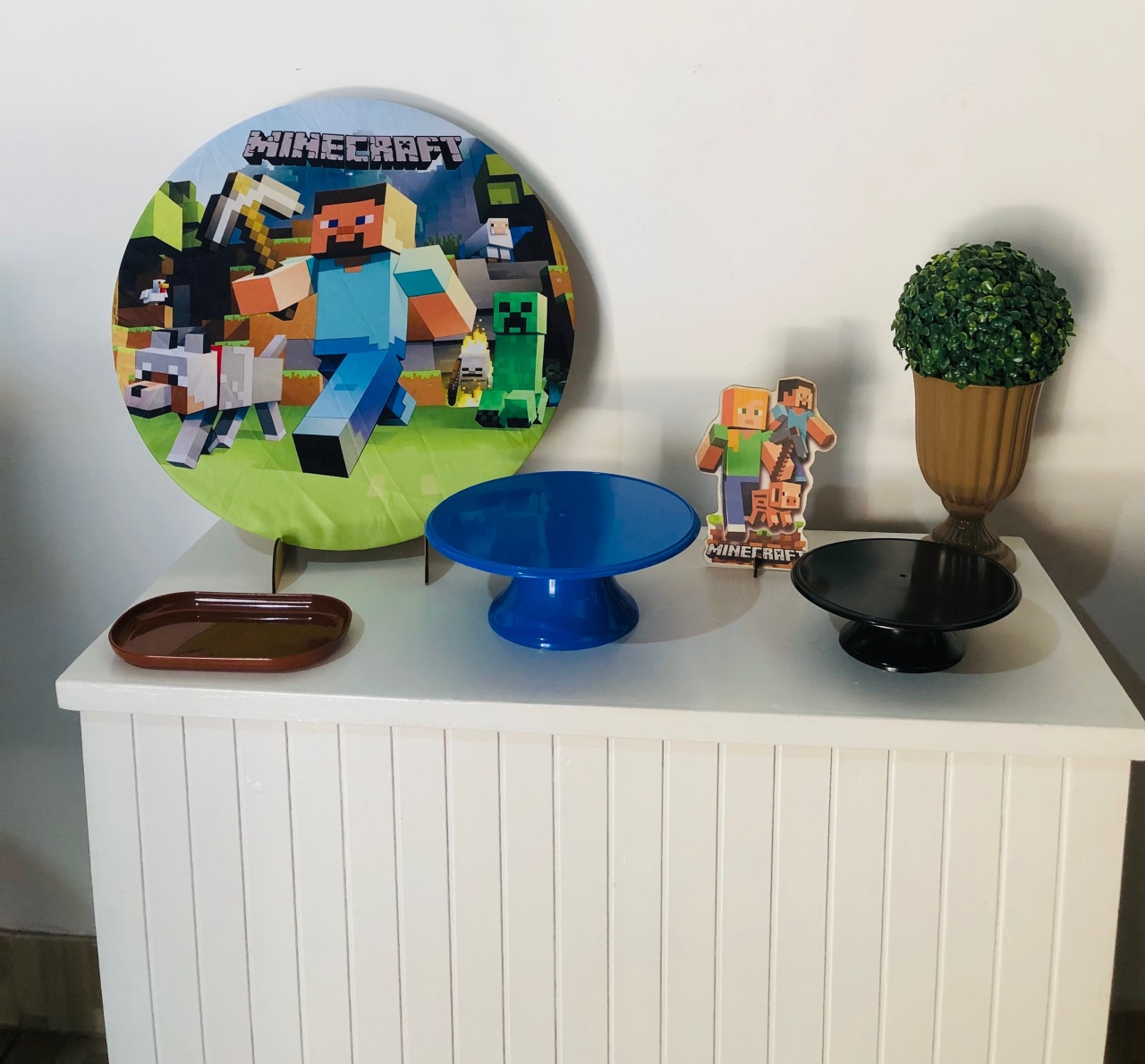 Minecraft Bronze Mini Kit 50 Cm  - Mila e Dry Decora e Loca 