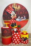 Minnie Confeiteira Vermelha Kit Bronze - imagem 1