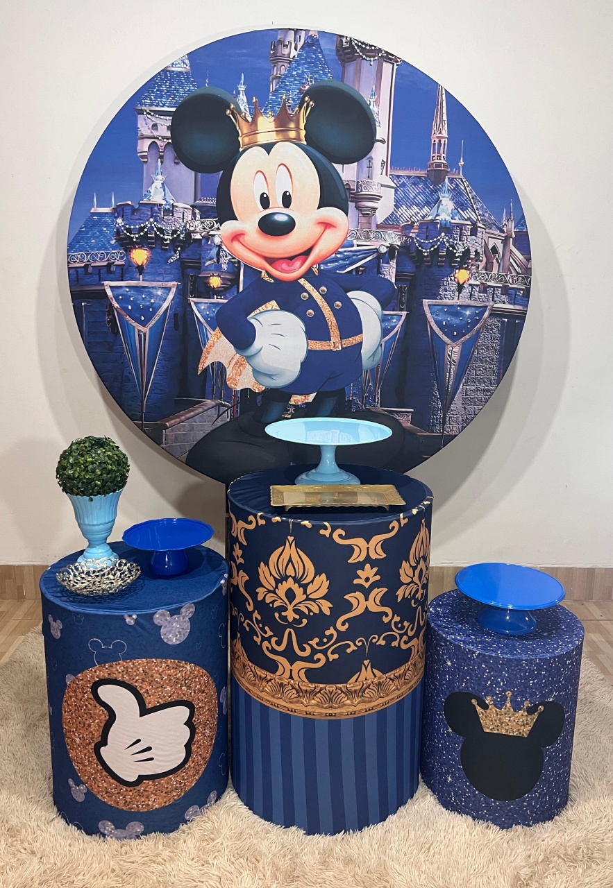 Kit Bronze Mickey Mouse Realeza  - Mila e Dry Decora e Loca 