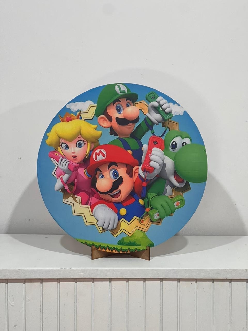 Painel Mini Kit 50 Cm Super Mario  - Mila e Dry Decora e Loca 