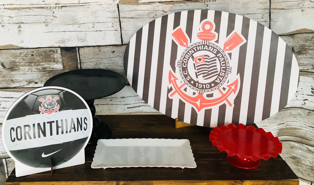Kit Mesa Corinthians - Mila e Dry Decora e Loca 