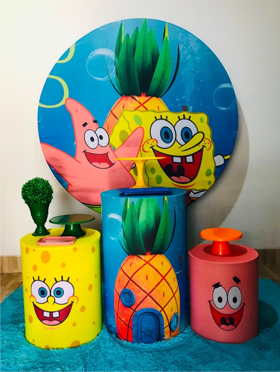 Bob Esponja Kit Bronze - Mila e Dry Decora e Loca 