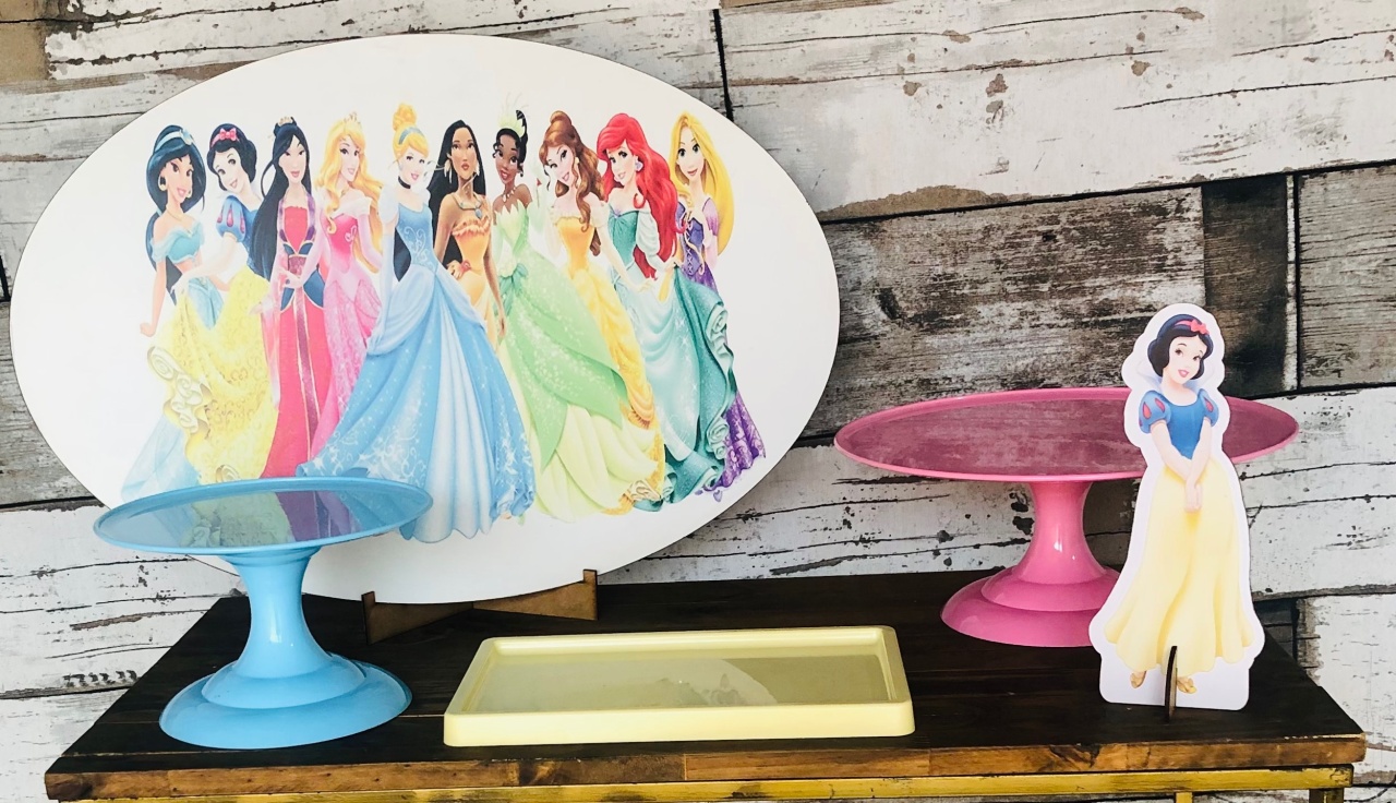 Kit Mesa Princesas - Mila e Dry Decora e Loca 
