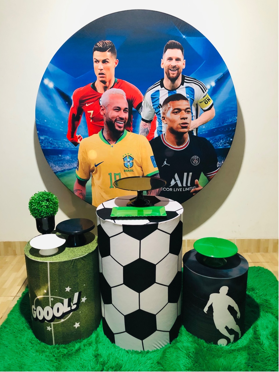 Kit Bronze Futebol Copa - Mila e Dry Decora e Loca 