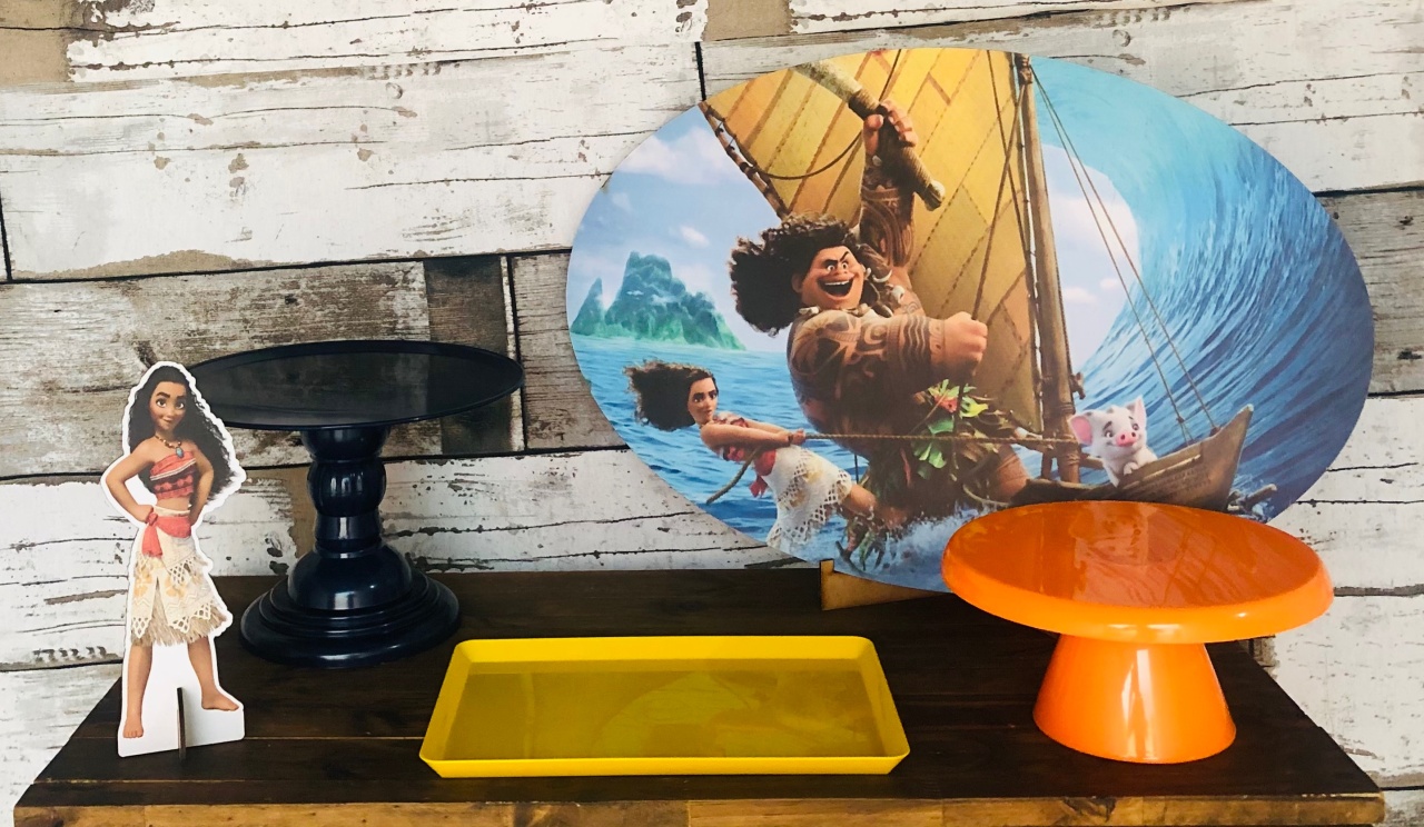 Kit Mesa Moana  - Mila e Dry Decora e Loca 
