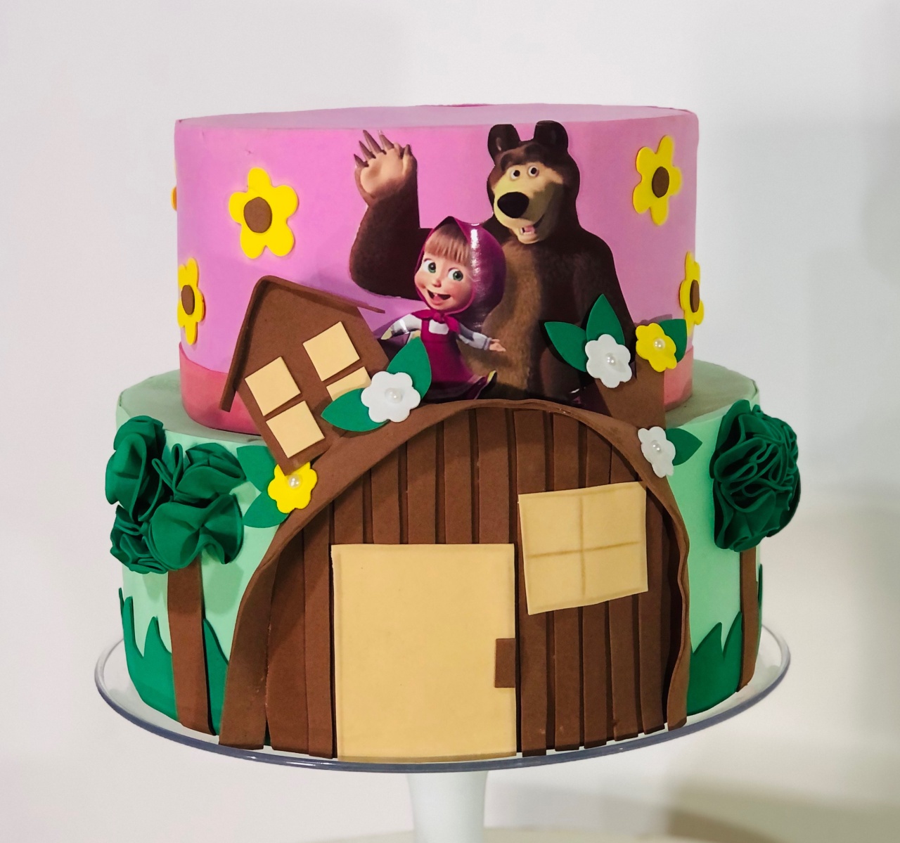 Bolo Masha E O Urso - Mila e Dry Decora e Loca 