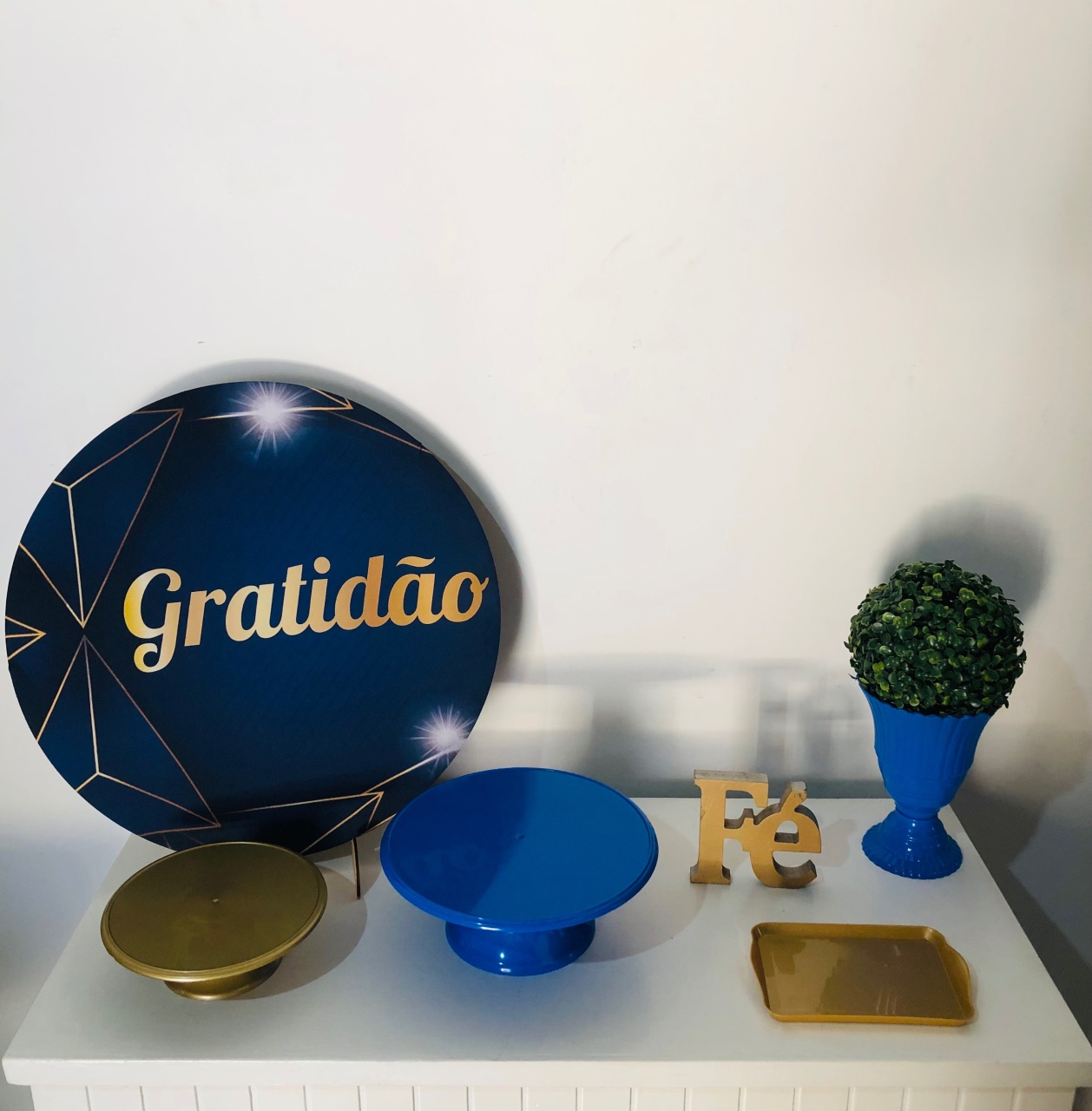 Gratidão Homem Bronze Mini Kit 50 Cm   - Mila e Dry Decora e Loca 