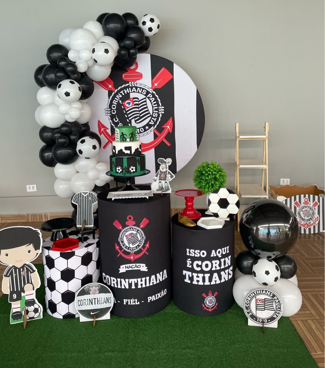 Decoração Corinthians  - Mila e Dry Decora e Loca 