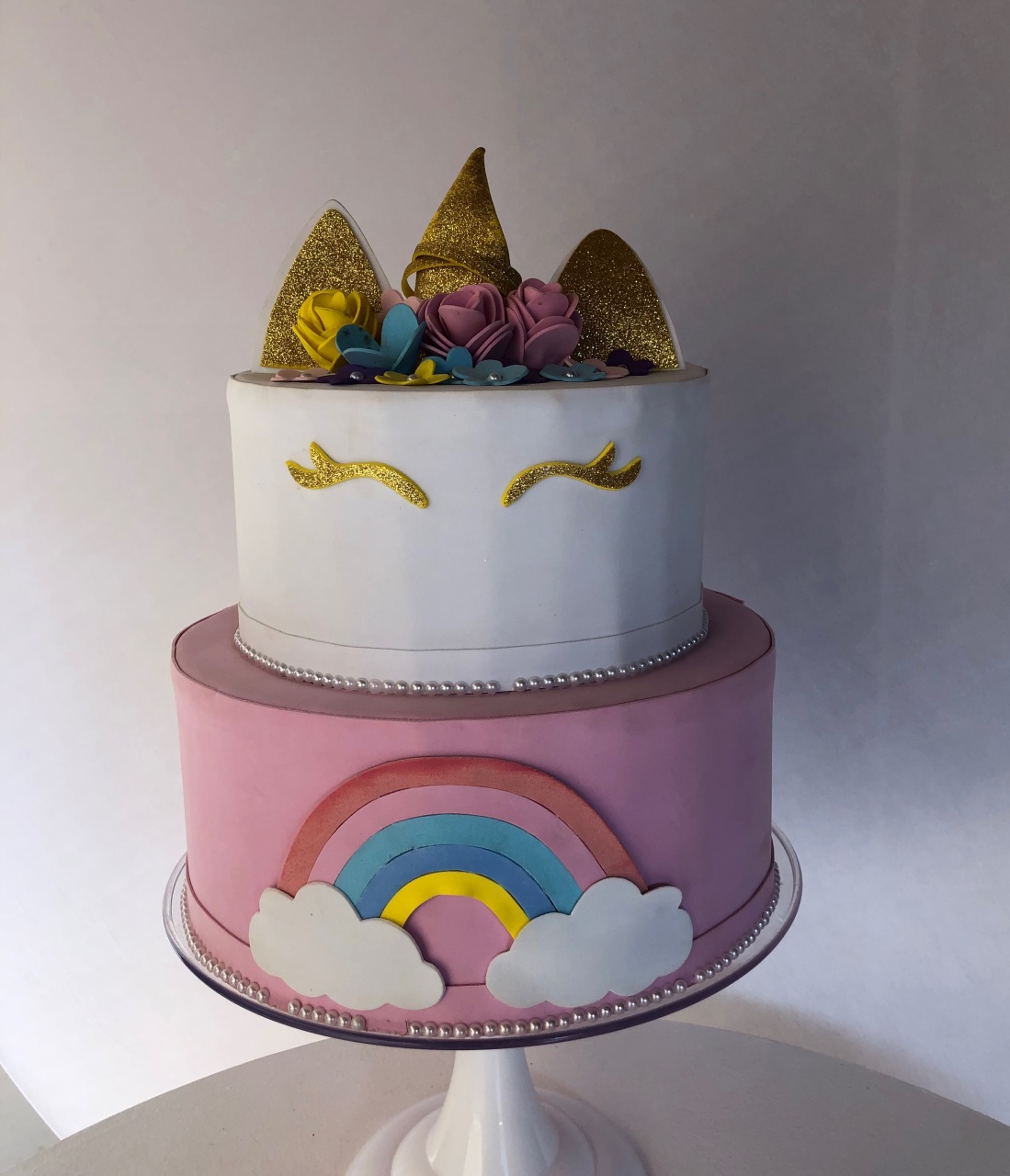 Bolo de Unicórnio  - Mila e Dry Decora e Loca 