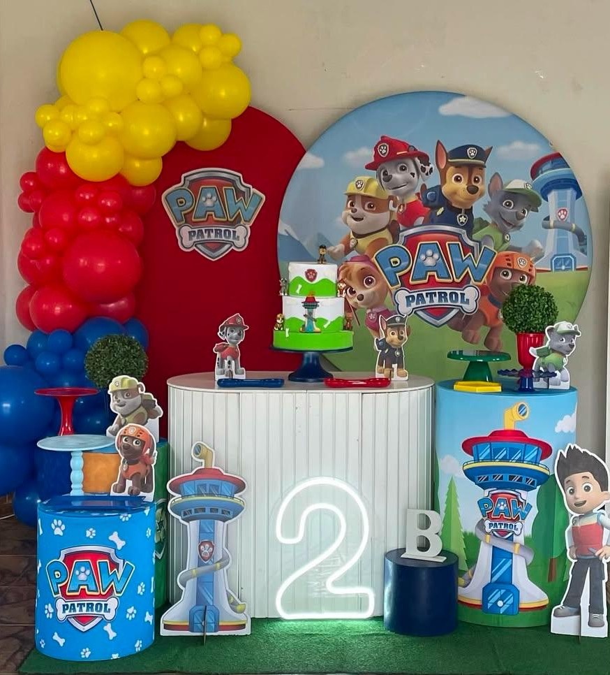 Decoração Patrulha Canina  - Mila e Dry Decora e Loca 