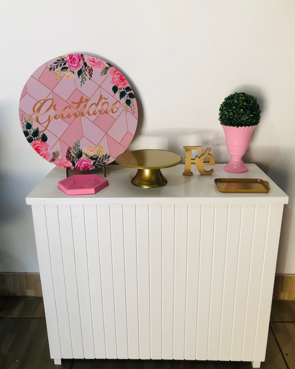 Gratidão Mulher Prata Mini Kit 50 Cm - Mila e Dry Decora e Loca 