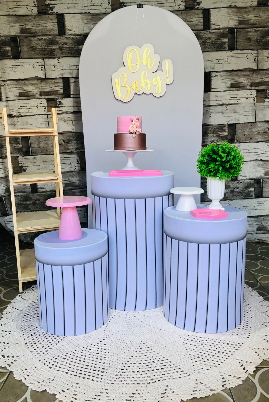 Kit Bronze Chá de Bebê Menina  - Mila e Dry Decora e Loca 