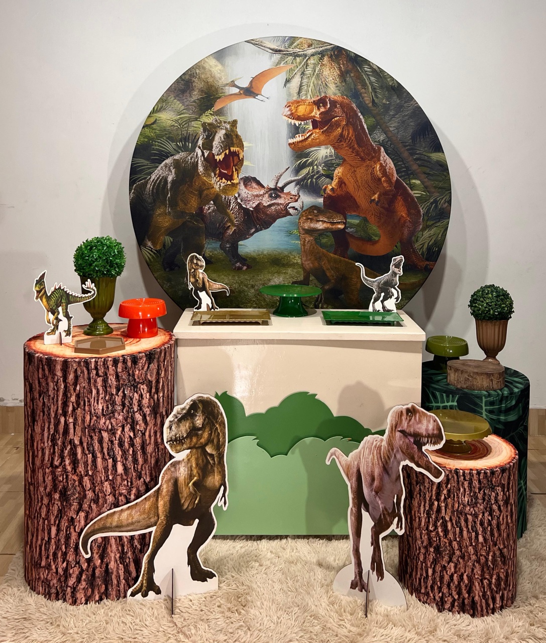 Kit Prata Jurassic Park - Mila e Dry Decora e Loca 