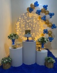 Branco Com Cortina Decoração  - imagem 1
