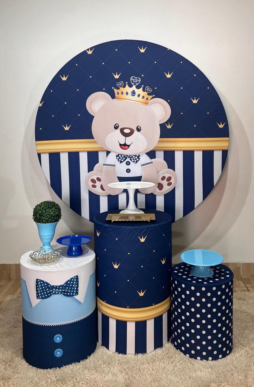 Kit Bronze Ursinho Príncipe  - Mila e Dry Decora e Loca 