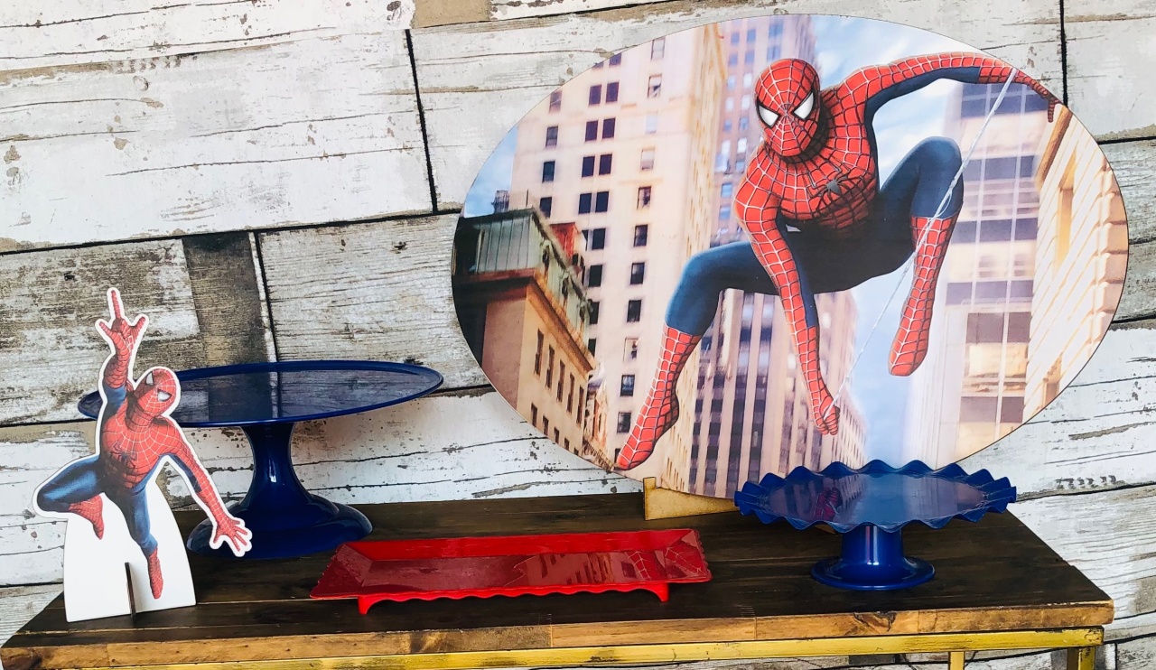 Kit Mesa Homem Aranha  - Mila e Dry Decora e Loca 