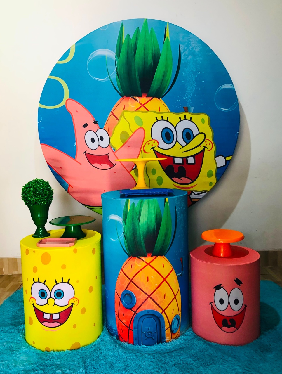 Bob Esponja Decoração - Mila e Dry Decora e Loca 