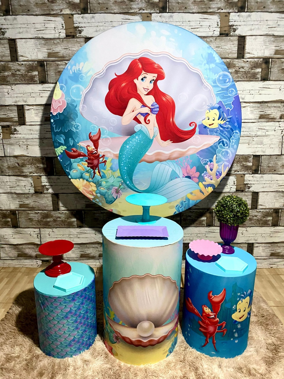 Sereia Ariel Kit Bronze - Mila e Dry Decora e Loca 