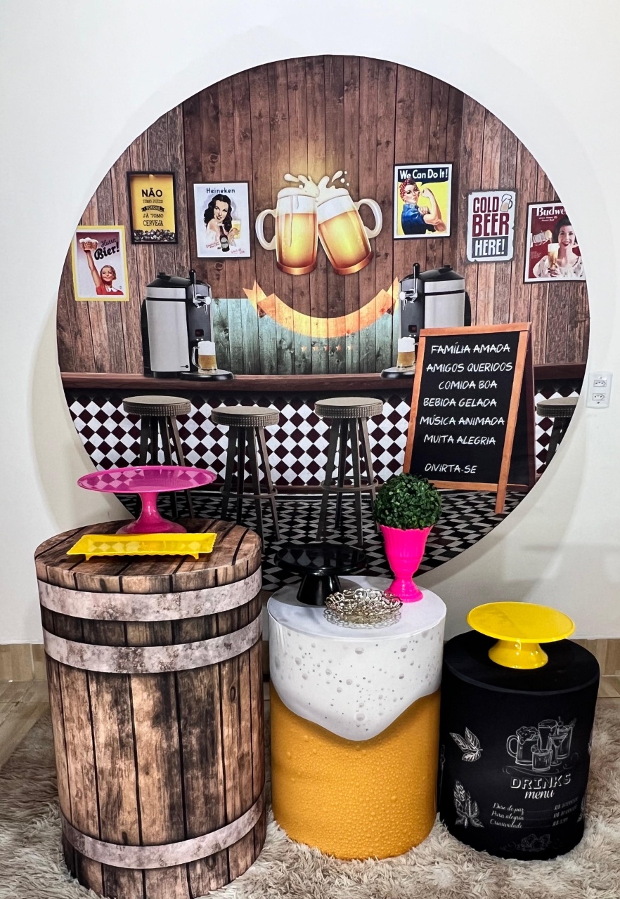 Kit Bronze Boteco Mulher 1 - Mila e Dry Decora e Loca 