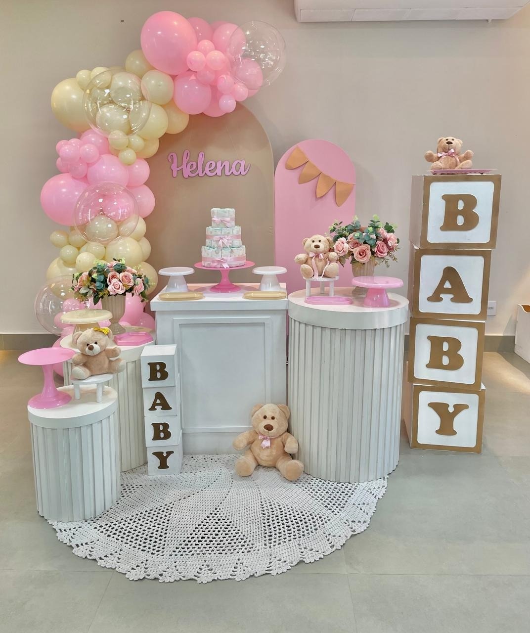 Chá de Bebê L Decoração  - Mila e Dry Decora e Loca 
