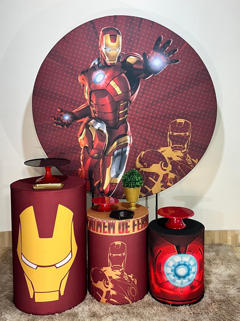 Kit Bronze Homem de Ferro  - Mila e Dry Decora e Loca 