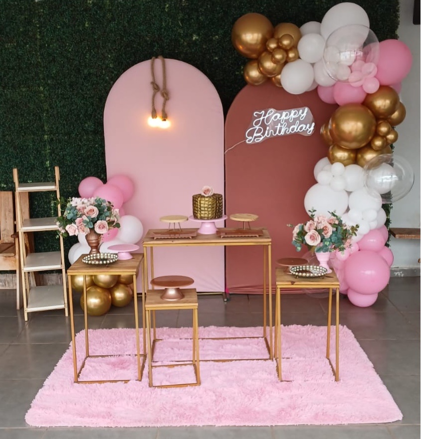 Decoração Mulher Rosa E Rose - Mila e Dry Decora e Loca 