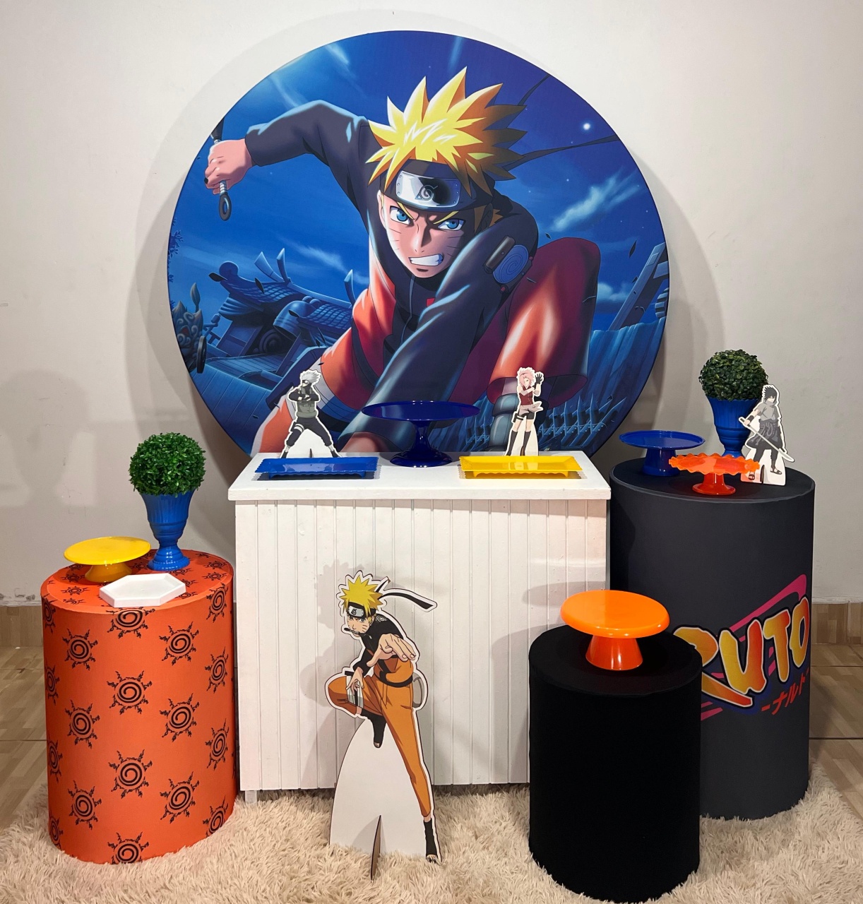 Kit Prata Naruto   - Mila e Dry Decora e Loca 