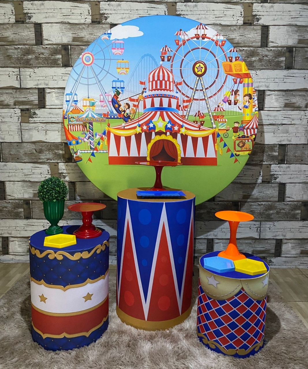 Kit Bronze Circo  - Mila e Dry Decora e Loca 