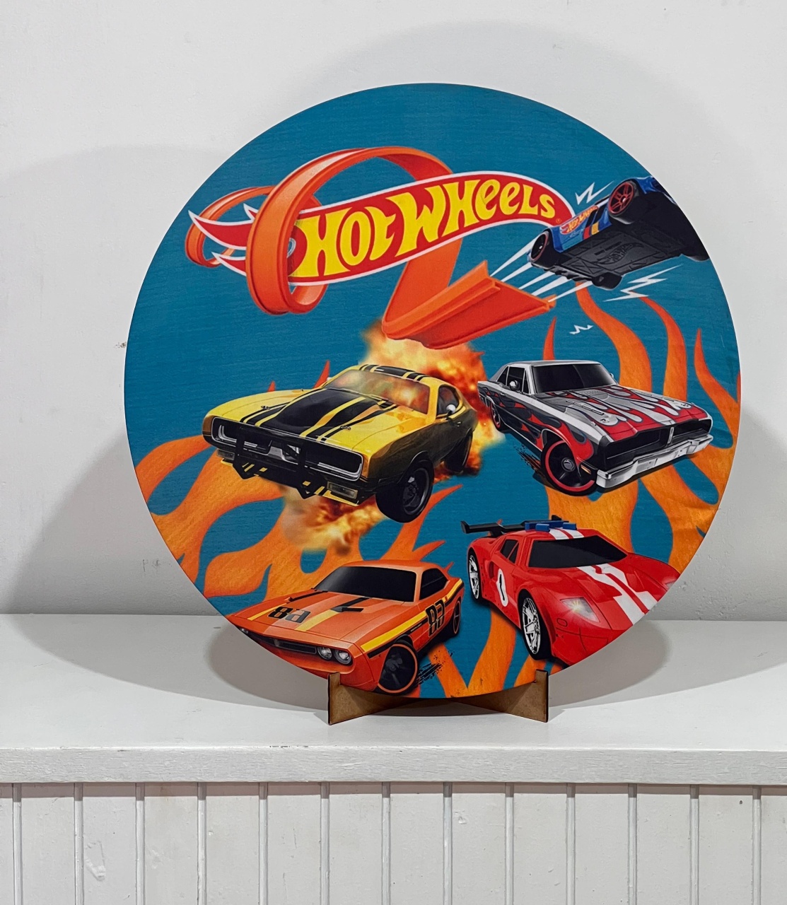 Painel Mini Kit 50 Cm Hot Wheels  - Mila e Dry Decora e Loca 