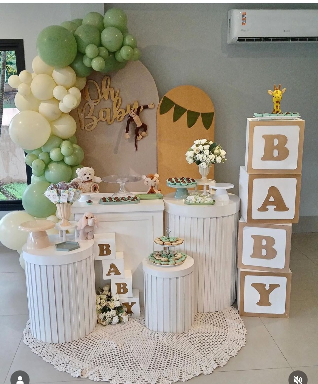 Decoração Chá de Bebê Urso Decoração  - Mila e Dry Decora e Loca 