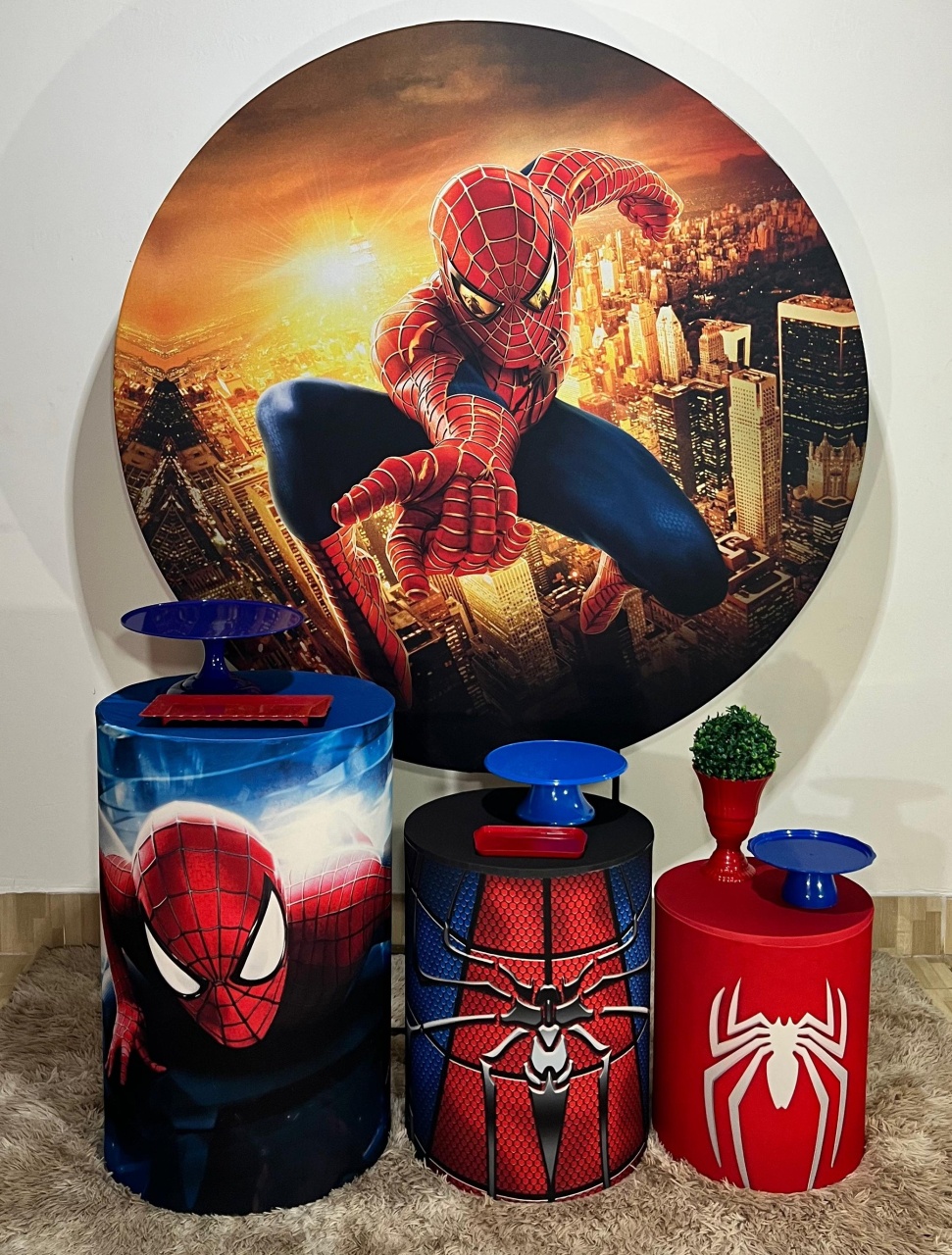 Kit Bronze Homem Aranha L - Mila e Dry Decora e Loca 
