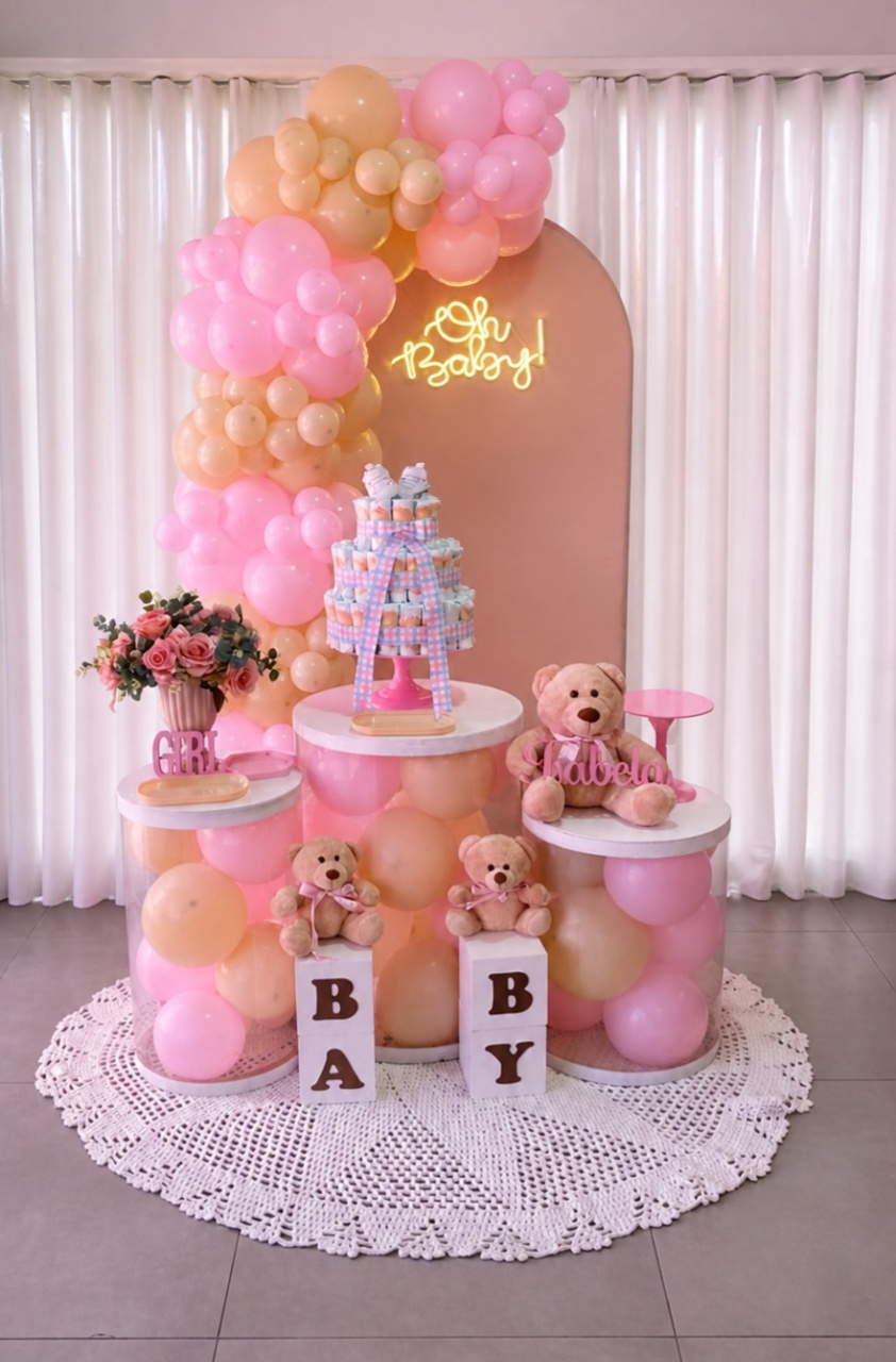 Chá de Fralda Decoração  - Mila e Dry Decora e Loca 