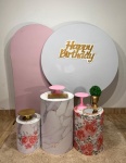 Kit Prata Aniversario(Happy Birthay) - imagem 1
