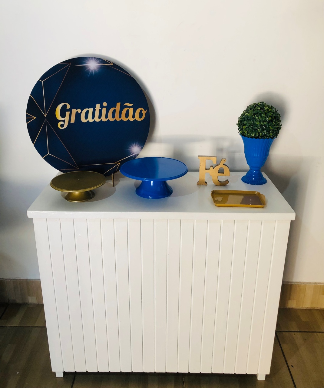Gratidão Homem  Prata Mini Kit 50 Cm    - Mila e Dry Decora e Loca 